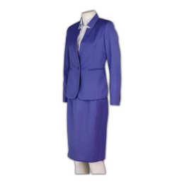 BSW242 business dressing working office suits ladies' garment ol suits design hk supplier company  lilac blazer BSW242 business dressing working office suits ladies' garment ol suits design hk supplier company  lilac blazer